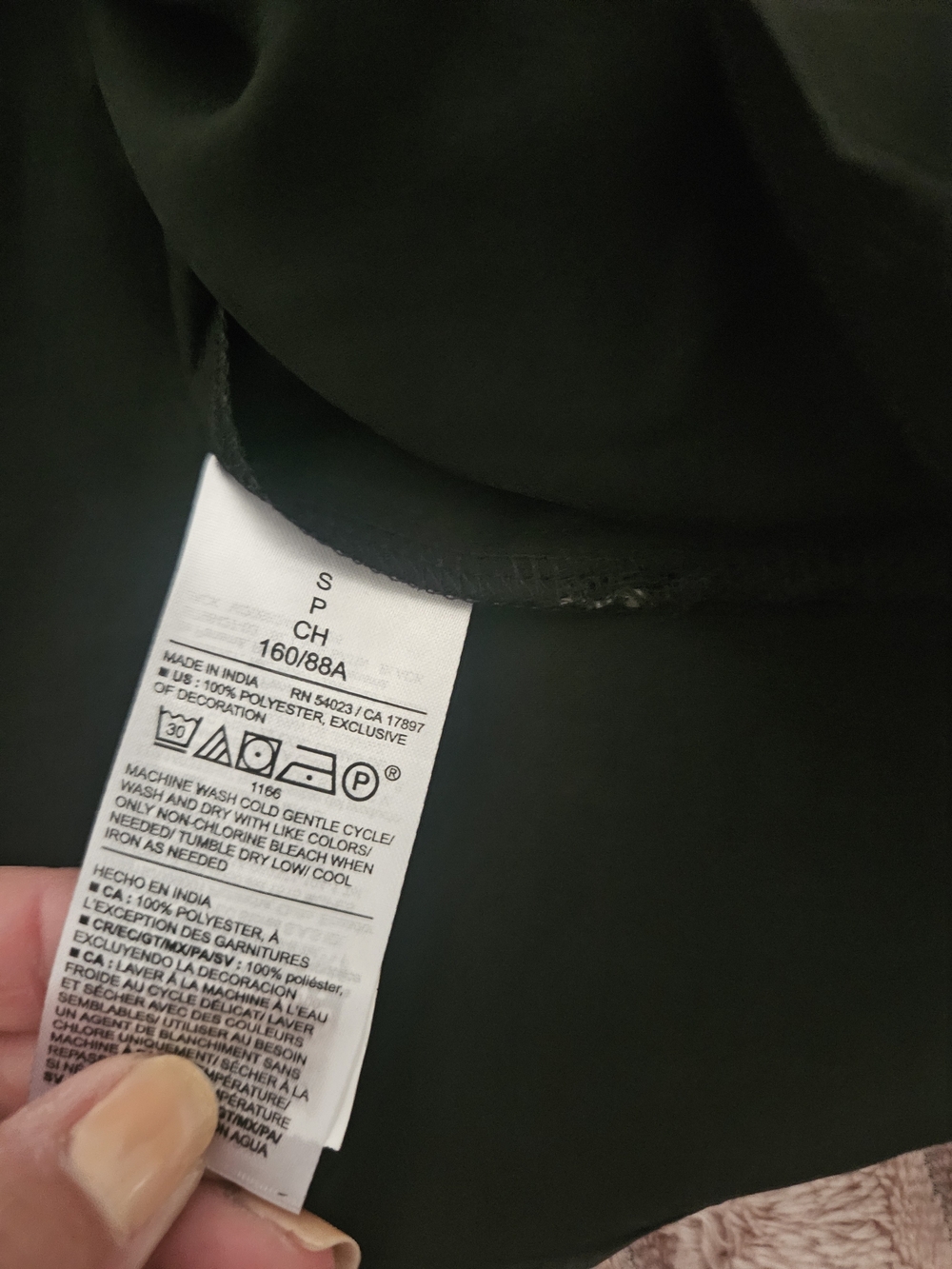 3/$20 Old Navy Black Lace Trim Camisole - Picture 3 of 6